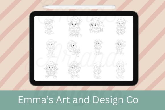 13 Magical Christmas Elf Procreate Brushes for Festive Art