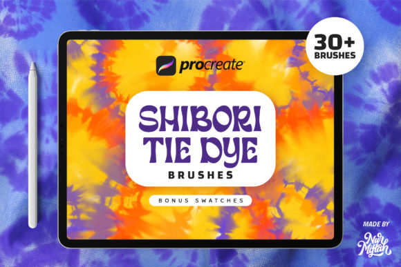 Bring Authentic Shibori Textures to Procreate Instantly