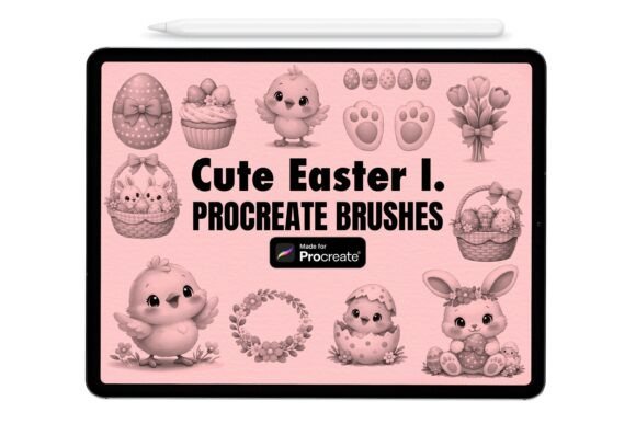 Cute Easter Procreate Brushes: A Spring Design Toolkit