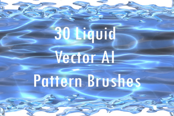 Dynamic Motion with Liquid Splash Illustrator Brushes