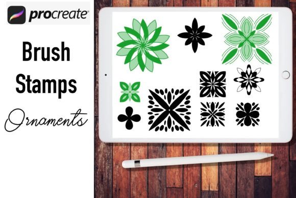 Elevate Your Digital Projects with Hand-Drawn Procreate Brush Stamps