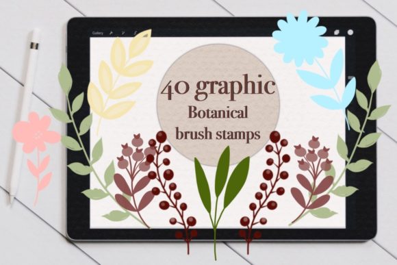 Infuse Projects with Nature: Graphic Botanical Brush Stamps