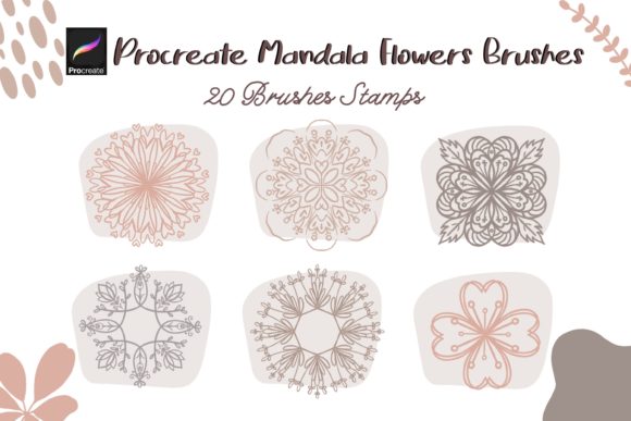 Procreate Mandala Flowers Brushes: Instant Intricate Designs