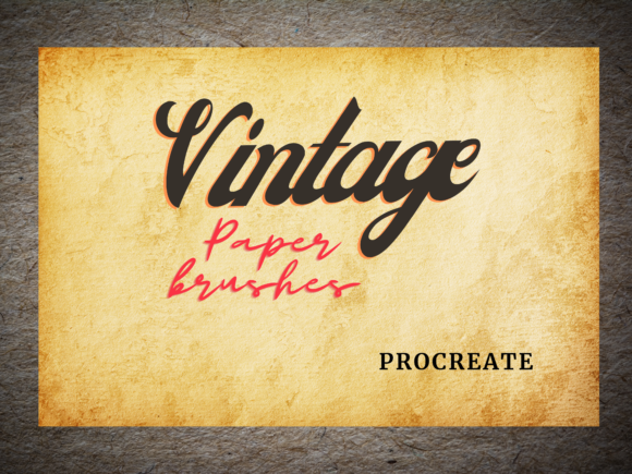 Unlock Authentic Texture with 50 Vintage Paper Brushes for Procreate