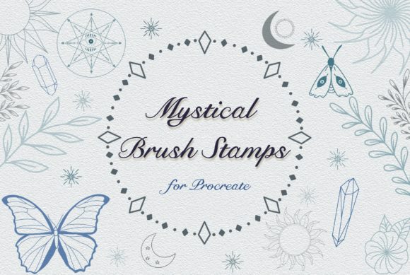 Unlock Your Creative Magic with Mystical Brush Stamps for Procreate